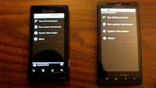 Motorola Droid vs. Droid X Benchmark - Quadrant Standard