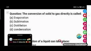 The conversion of solid to gas directly is called: