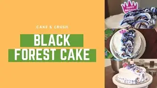 Black Forest Cake Decoration || Online cake order in chennai || How to make a cake at home