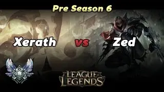 League of Legends - Xerath vs Zed Diamond Gameplay
