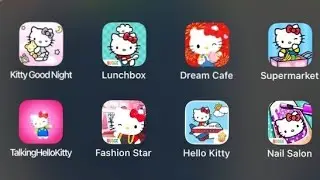 5 JOGOS NO TABLET PARA MENINAS HELLO KITTY | Os Meus 5 Favoritos!