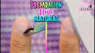 PREPARACIÓN de UÑAS para APLICACIÓN de ACRÍLICO | PRINCIPIANTES