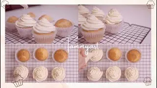 B&aacute;nh Muffin Cherry |ASMR Cooking| Fresh Cherry Muffins Recipe 🍒🧁