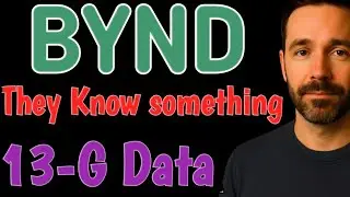 BYND STOCK: What Do They Know?  Institutional Money Enters Beyond Meat 13 G FILE ANALYSIS TODAY ?
