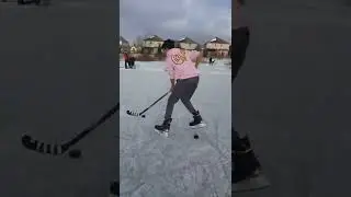 🔥Pond Hockey🔥 #shorts #hockey