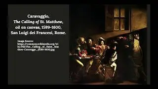 CCC Masterpiece Mondays Presents: Caravaggio, The Calling of St  Matthew