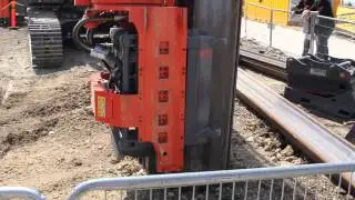 Intermat 2015: Демо площадка, забивка стальной сваи