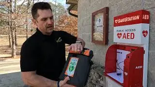 Using SaveStations with AEDs in Dunwoody public parks