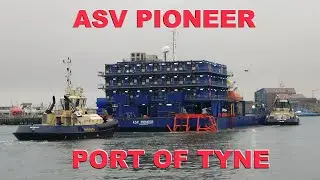 Accommodation Vessel ASV Pioneer & Nobleman : Port of Tyne Newcastle