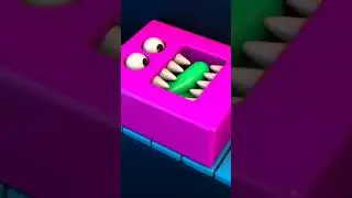 Classic Cube Monsters having an endless dessert feast