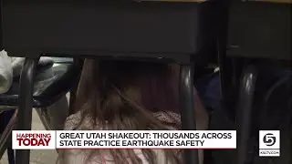 Thousands across state practice earthquake safety as part of Great Utah ShakeOut
