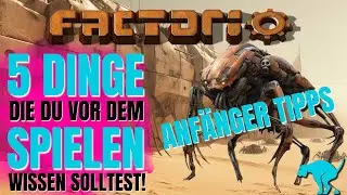 5 Tipps & Tricks f&uuml;r Factorio. Vor dem Spiel gut zu wissen. 5 Anf&auml;nger Tips