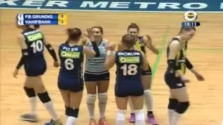 160206 터키리그 페네르바체 VS 바크프방크 김연경 득점장면