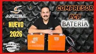 Compresor pcp bater&iacute;a Arcea #pcp #carabina #visor 