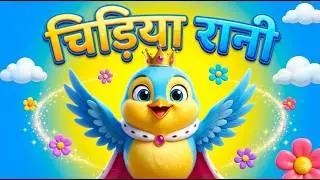 Chidiya Rani 🐦 Hindi Rhymes for Kids | Funny Cartoon Bird Song #ChidiyaRani #HindiRhymes #BirdRhyme