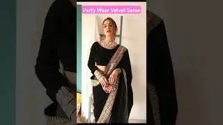 Velvet saree #ytshorts #viralvideo  #velvetsaree