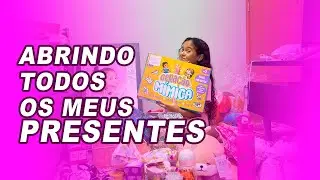 ABRINDO MEUS PRESENTES DE ANIVERSÁRIO!