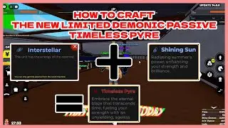 CRAZY PASSIVE !! HOW TO CRAFT DEMONIC PASSIVE | ANIME FIGHTERS SIMULATOR #roblox