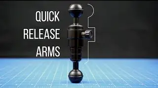 Quick Release Arms for underwater photo & video
