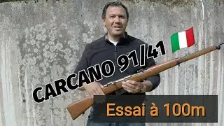 Carcano M91/41 à 100m.