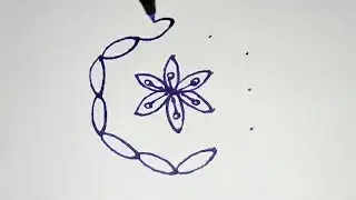 Rangoli with 5*3 cross lines ## chukkala muggulu##