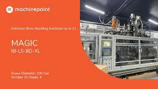 MAGIC IB-L5-8D-XL Extrusion Blow Moulding machines up to 2 L  | MAGIC Machines
