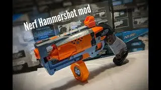 Nerf Hammershot spring swap and Maverick shell integration