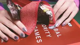 ASMR - Tearing/Ripping Magazine Pages - PC Gamer - No Talking