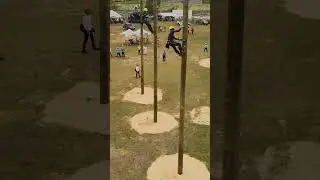 Lineman Rodeo 2024 speed climbing