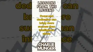 Lessons from the Legend: Mr. Charlie Munger Part 14