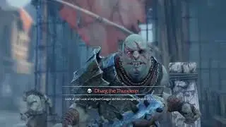 Middle Earth Shadow of Mordor: Uruk Dialogue - Mauled by Caragors
