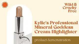 Kylie's Professional Mineral Goddess Cream Highlighter Review - Wild & Cruelty Free Vegan Makeup
