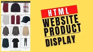 #1 - Website Product Display | Html 10 Practice Projects For Beginners | Tutorial | 2022