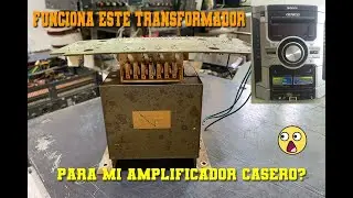 Transformador de equipo SONY GENEZI funciona en amplificador casero?