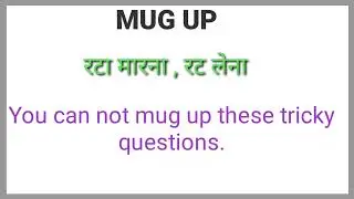 MUG UP MEANING@boostflow
