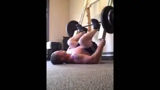 Homemade leg press