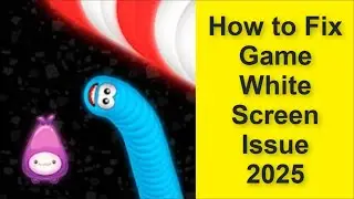 How to Fix Worms Zone .io - Hungry Snake Game White Screen Issue 2025