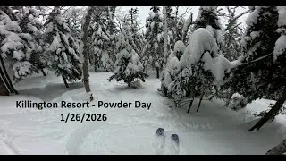Killington:  Powder Day 1/26/2026