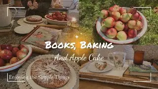 Bookish Baking: Heidi Edition | Hygge Fall Baking  | German Apple Cake 📚🍎