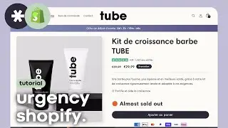 HOW TO ADD URGENCY TO SHOPIFY STORE - SHOPIFY TIMER & STOCK URGENCY