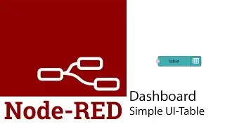 Node-Red: простая таблица пользовательского интерфейса панели мониторинга