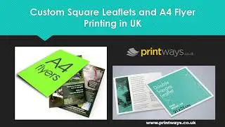Custom Square Leaflets and A4 Flyer Printing in UK