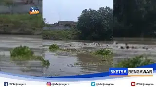 Detik-Detik Perahu Terbalik Di Sungai Bengawan Solo Terekam Video Amatir