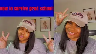 Tips on Surviving Your 1st Year of Graduate School!💙❤️