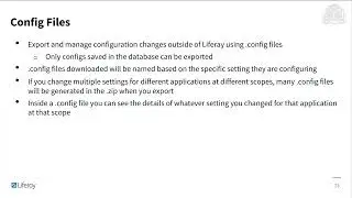 Modifying Config and Properties Files 7.3 DXP Cloud