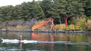 Rowing the Keihin Canal 251206 Sea kayaking in Tokyo