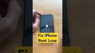 Исправление и резервное копирование iPhone, находящегося в цикле загрузки #bootloop #iphone