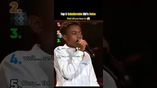 Ranking the Most SHOCKING Voice Kids Performances Ever #shorts #thevoice #thevoicekids #tiktokviral