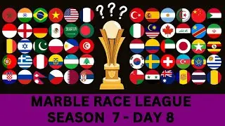 60 Countries Marble Race League Season 7 Day 8 - Marble Races in Algodoo