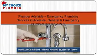 Emergency Plumbing Services in Adelaide